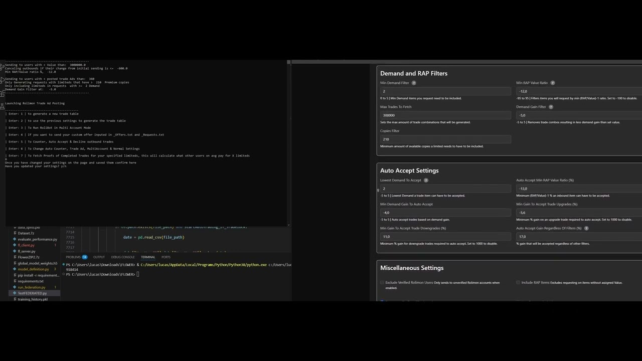 Roblox Trading Bot - RoliBotV9 Demonstration.