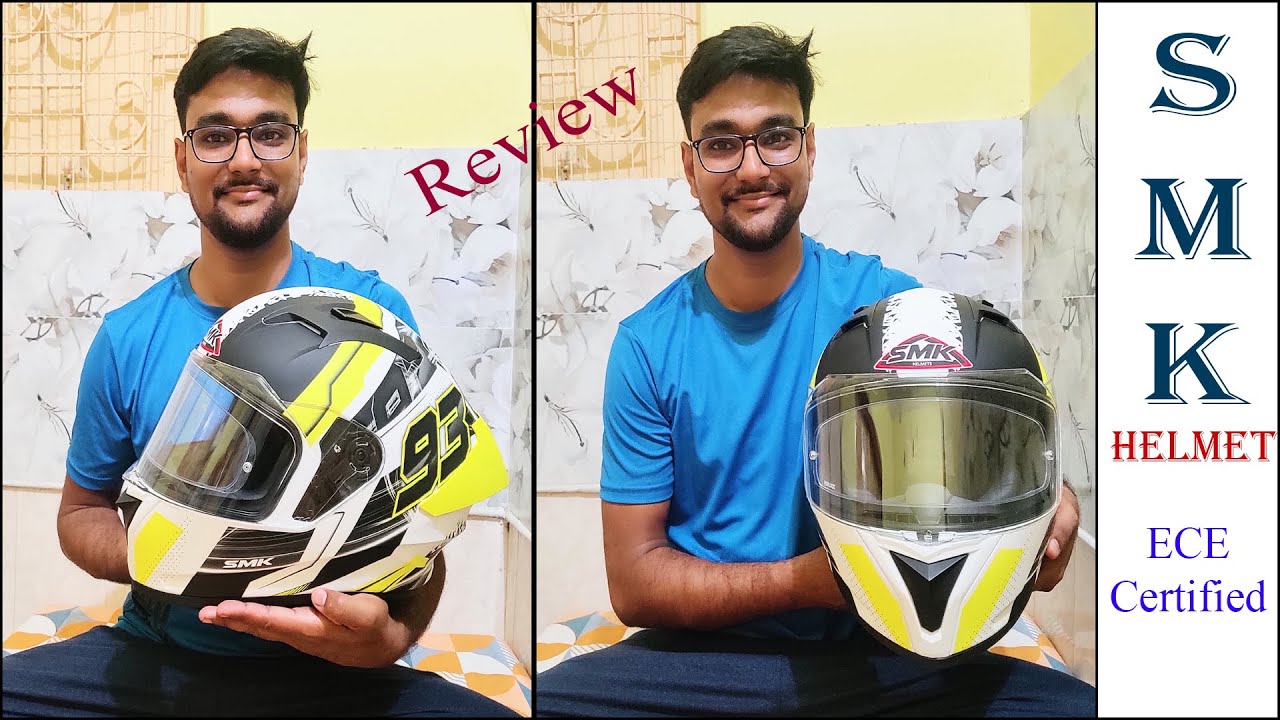 SMK Stellar Single Visor Helmet Review (ECE Certified)