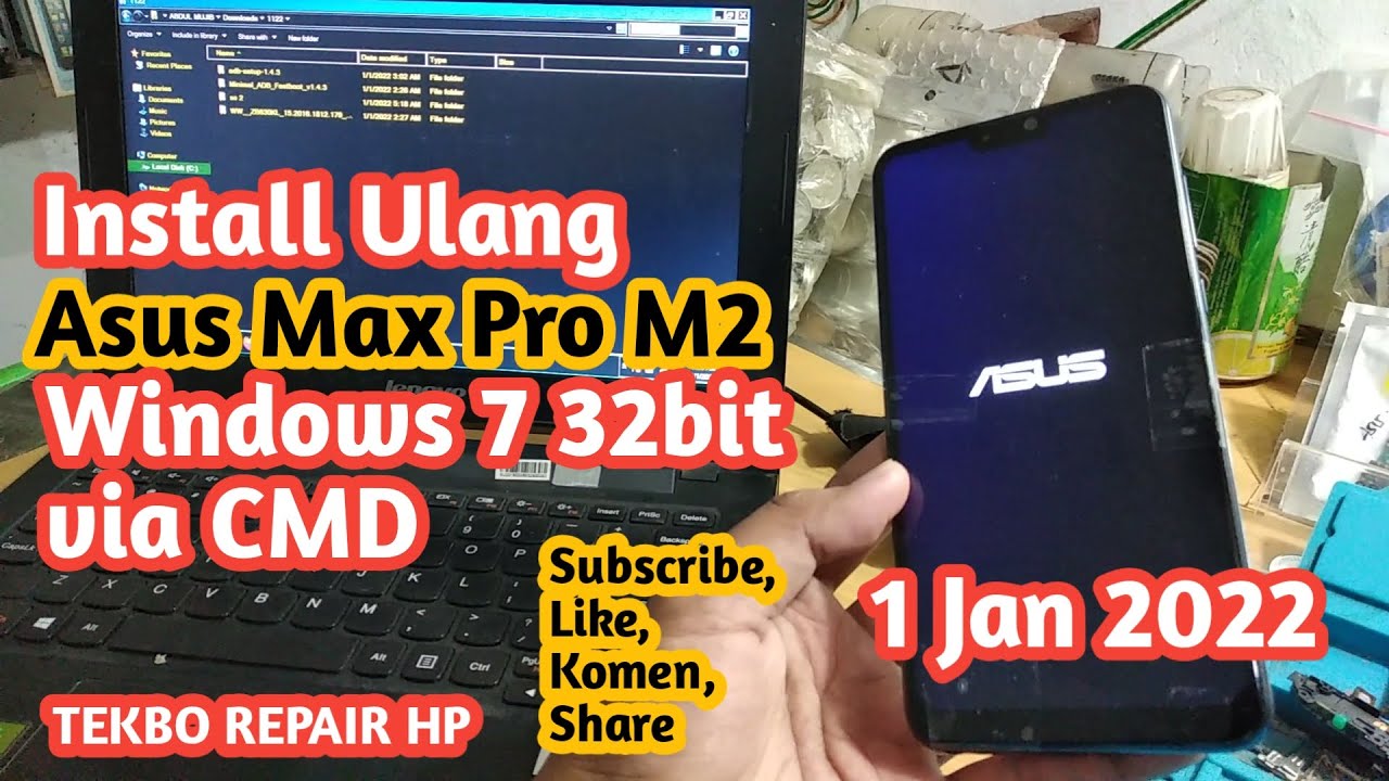 Bootloop Asus Max Pro M2: Install Saja, Mudah Kok. Firmware Cek Deskripsi!!