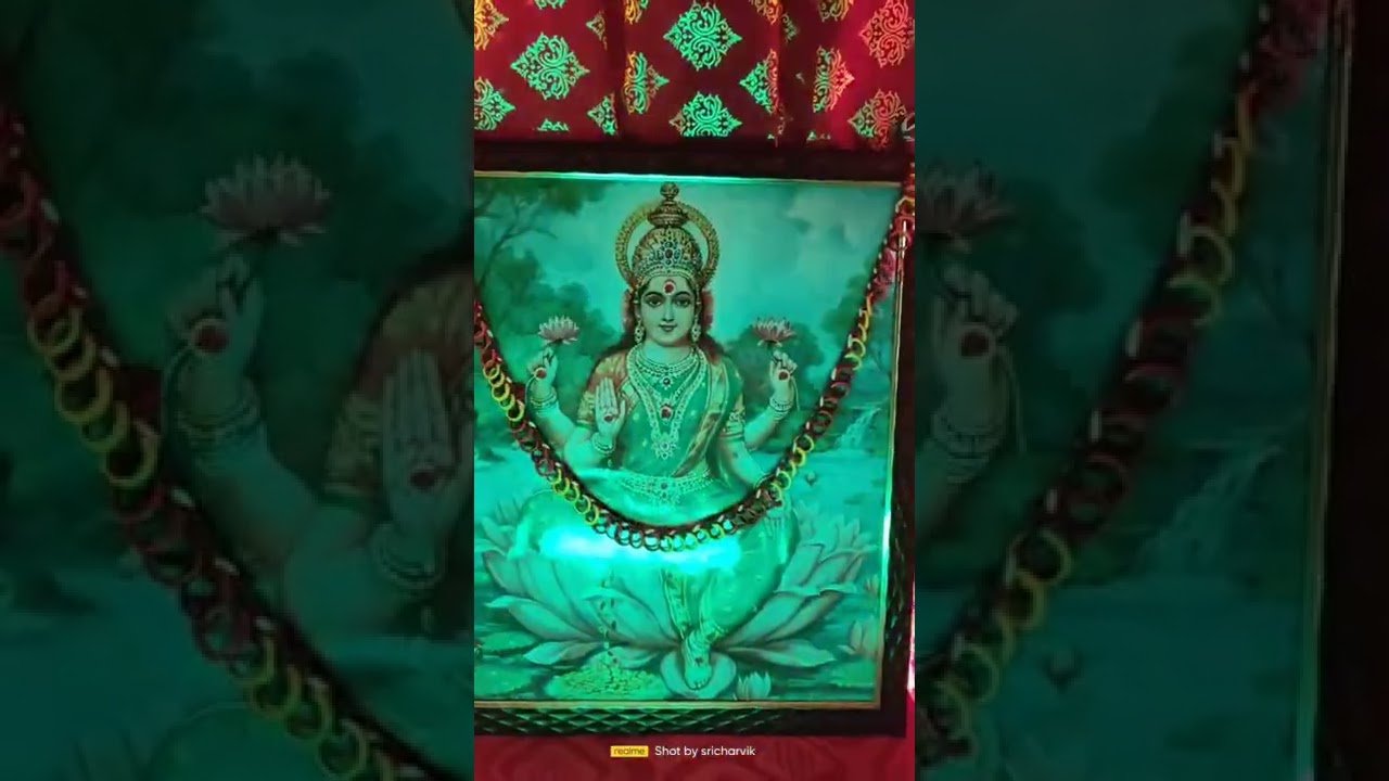 దీపావళి లక్ష్మీపూజ and decoration #diwali2022  #diwalipujadecoration #lakshmipuja #diwalipuja