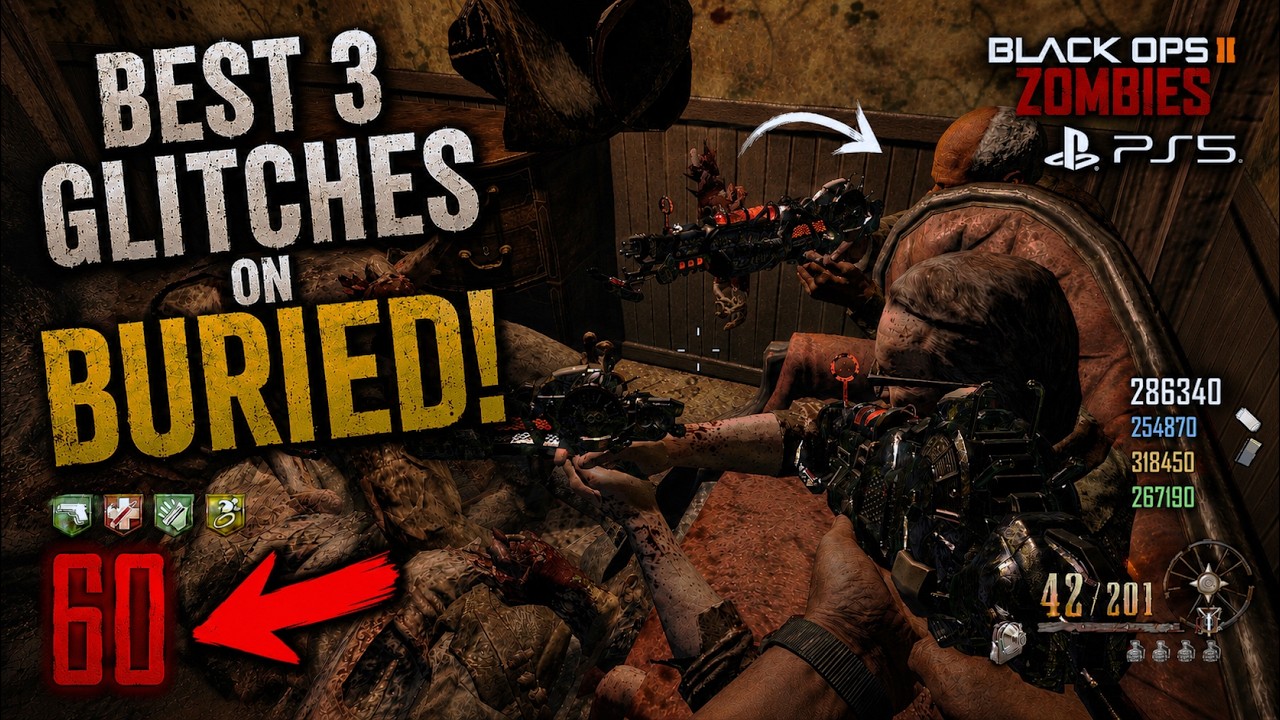 Best Buried Glitches BO2 Zombies PS5