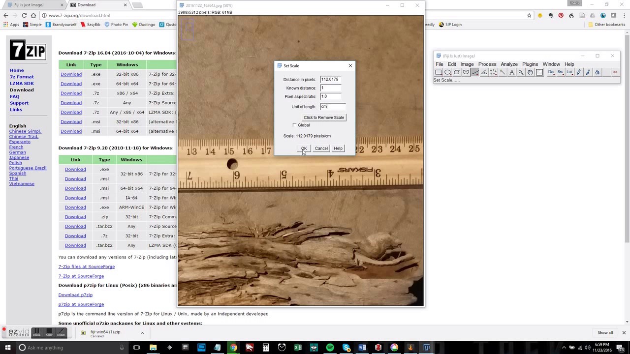 How to Measure unknown distnaces in ImageJ