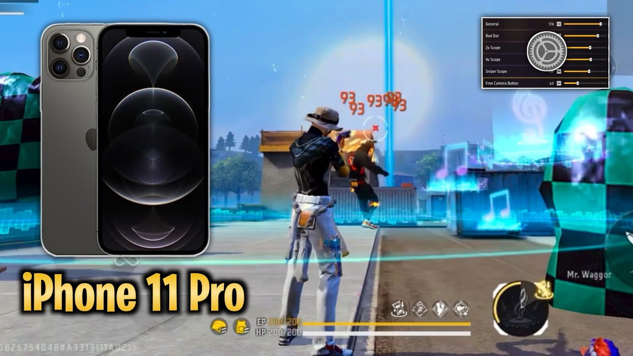 Настройки чувствительности для Free Fire на iPhone 11 Pro 🔥 Настройки для хедшотов во Free Fire н...