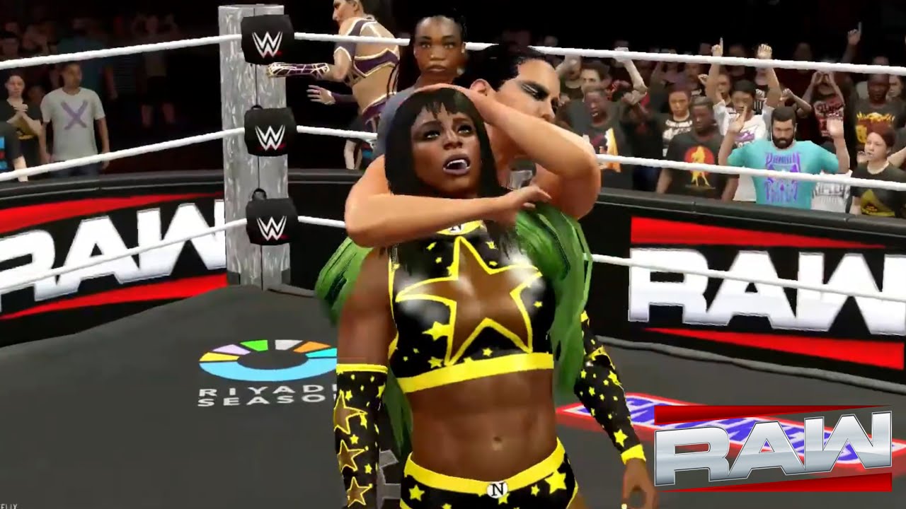 WWE 2K25 RAW - NAOMI VS. SHAYNA BASZLER