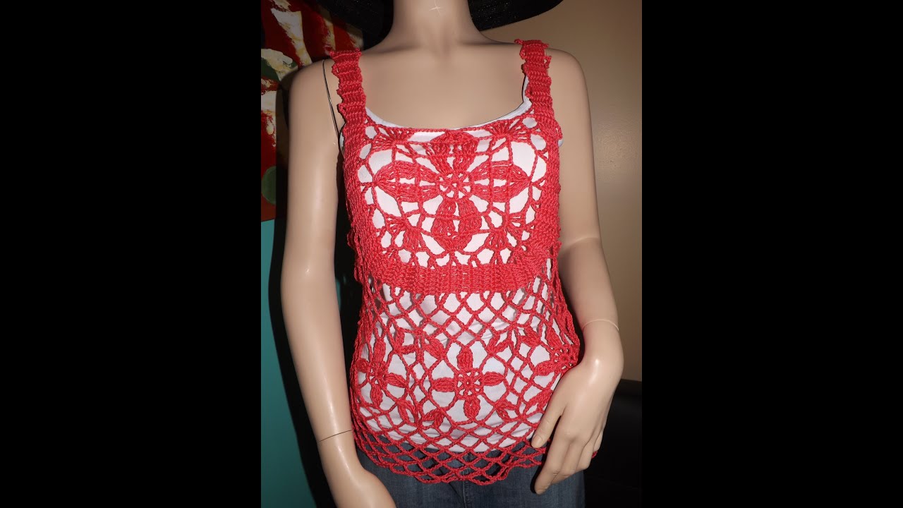 Crochet Blusa De Verano Jasmin Parte 2 De 3