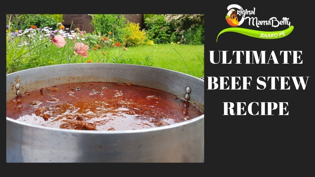 HOW I PREPARE MY BIG POT PARTY BEEF STEW - MUST TRY !