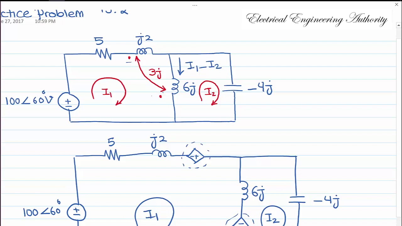 Magnetically Coupled Circuit EXAMPLE
