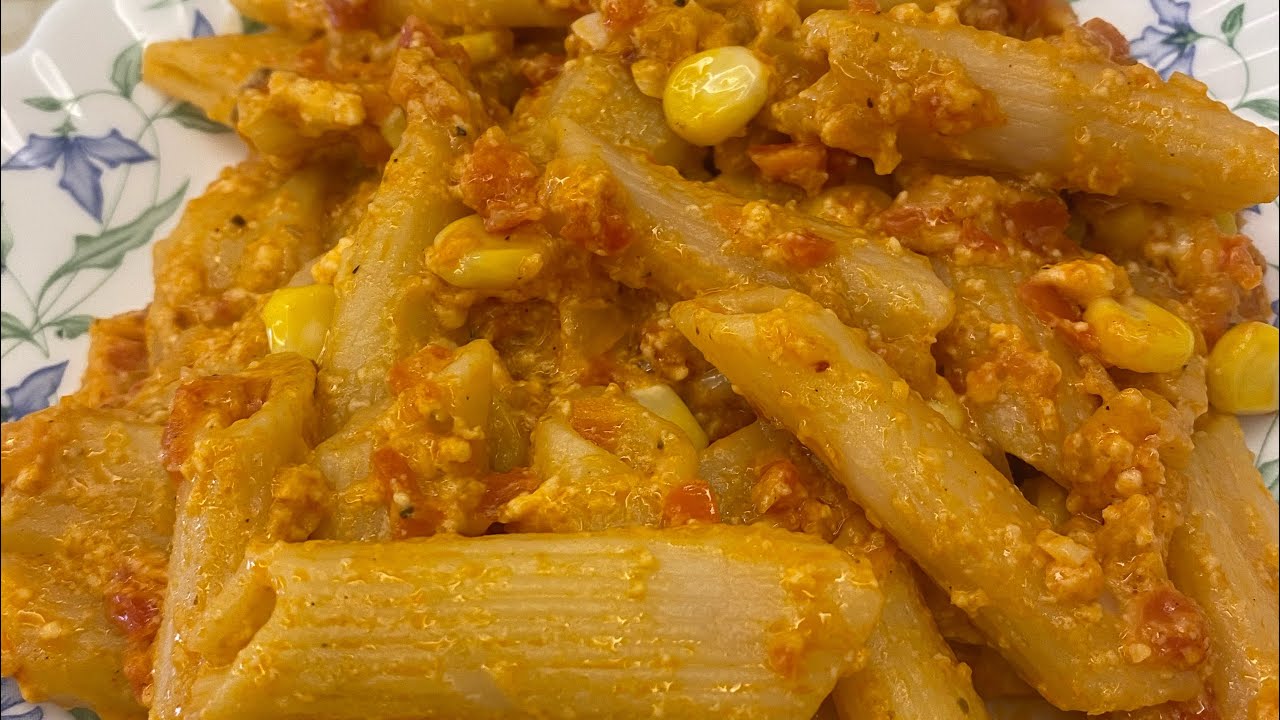 Yummy red sauce pasta recipe 