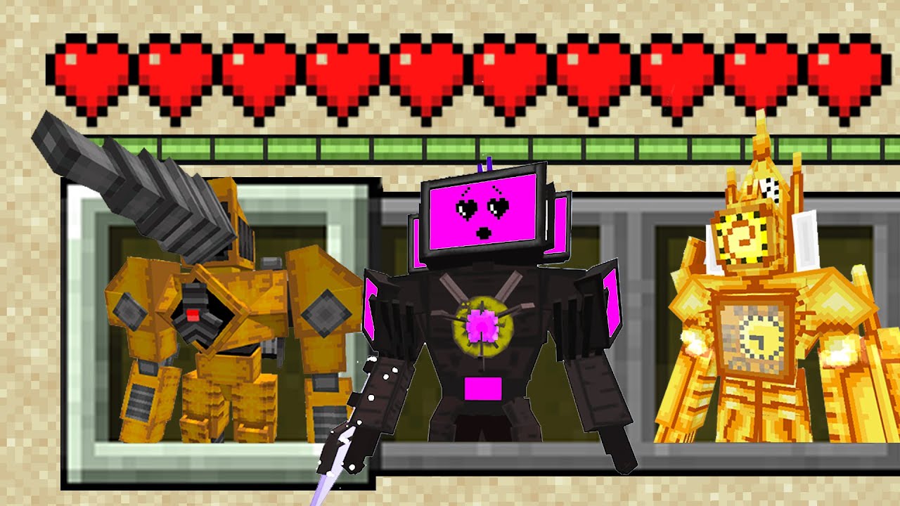 Minecraft PE : FORBIDDEN TITAN SKIBIDI TOILET MOD in Minecraft Pocket Edition