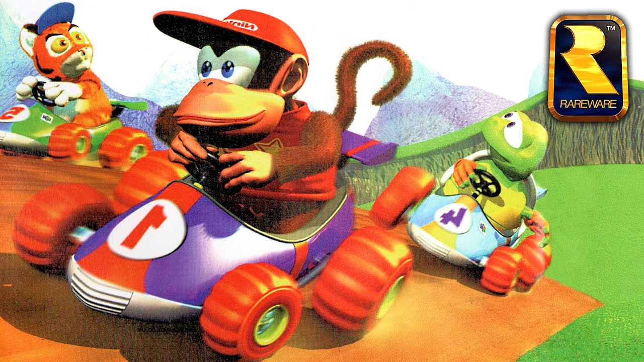 Diddy Kong Racing – Pirate Lagoon | 1 Hour Remake Loop | n64 Slowed