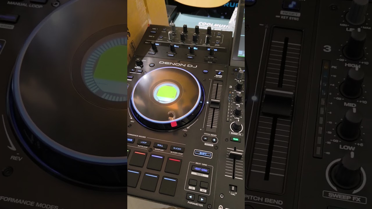 unboxing, Dj controller 4 channel DENON DJ PRIME 4 + DJ System dj controller