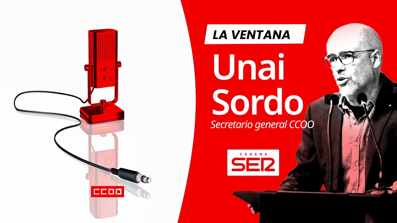 Entrevista a Unai Sordosobre la situación de la salarios en Murcia y la venta de la empresa Sabic.