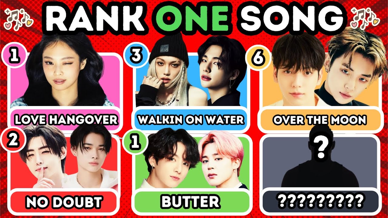 RANK THE SONG! 🔥 But Without Knowing the Next One | KPOP QUIZ 2025