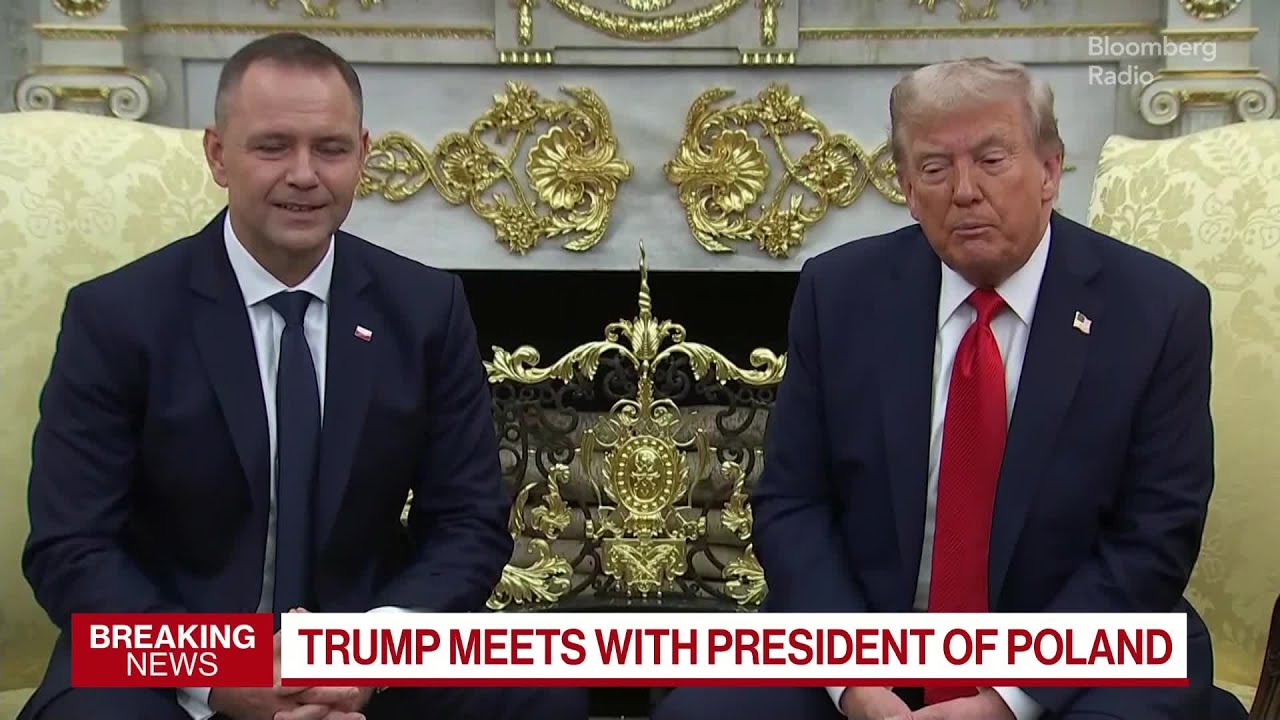 Trump Meets with Poland's Nawrocki (Full Q&A)
