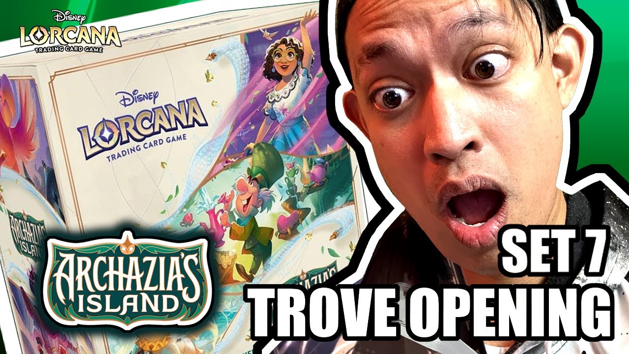 The BEST TROVE I've Ever Opened! Disney Lorcana Set 7 Archazia's Island