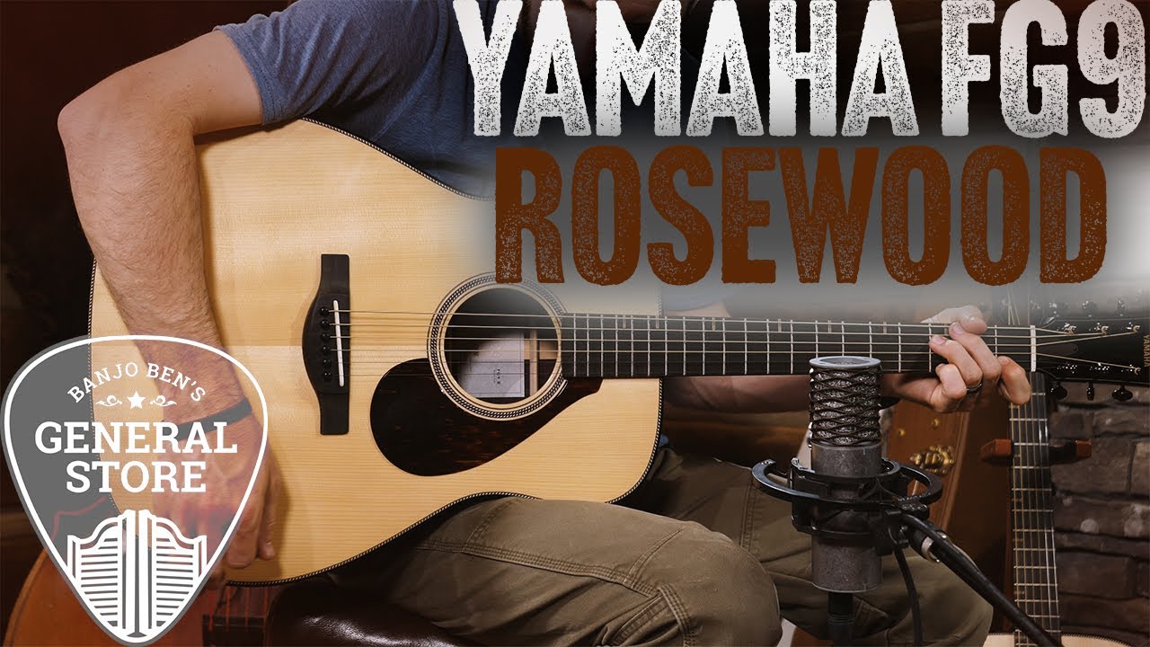 Banjo Ben's General Store Test Drive : The Yamaha FG9 Rosewood! Exclusive Look!
