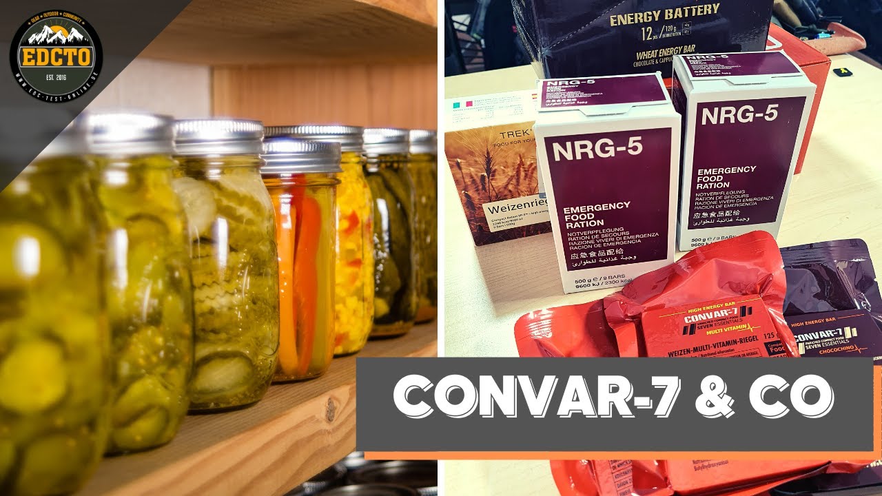 Notvorrat richtig anlegen: Die besten Prepping-Strategien | Convar-7 Riegel Test