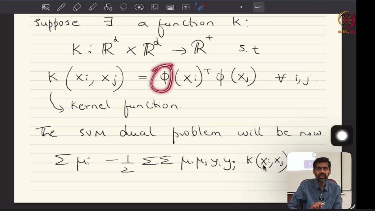 Lec 40 SVM with Kernel Function