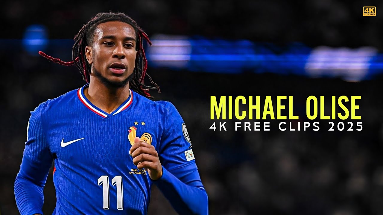 Michael Olise 2025 • 4K Clips For Edits • Free Scene Pack + No Watermark 2160p | D74 Edits 2.0