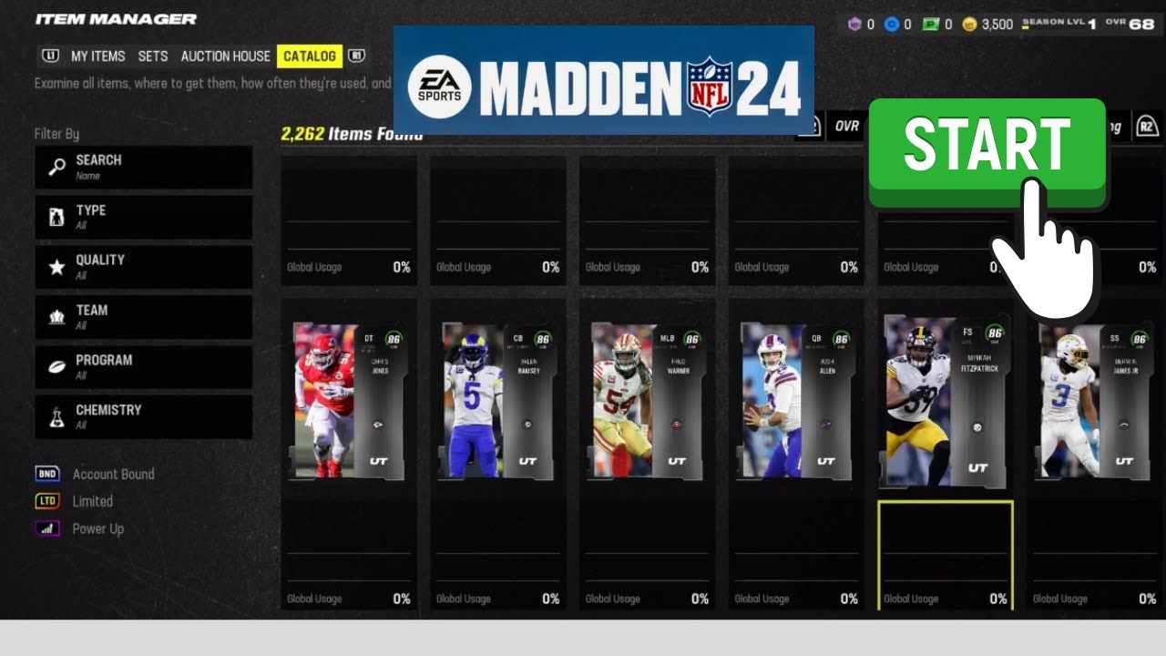 MUT 24: Season 1 rewards! 86 Josh Allen, 89 George Pickens!