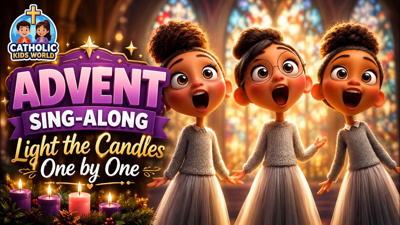 Advent Sing-Along For Catholic Kids | Light The Candles One By One