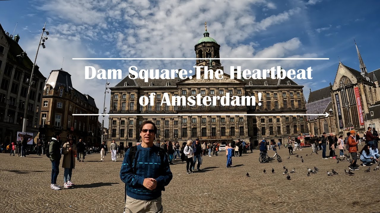 DAM SQUARE TOUR: How Amsterdam Got Its Name; Is Holland a Country? (4K)