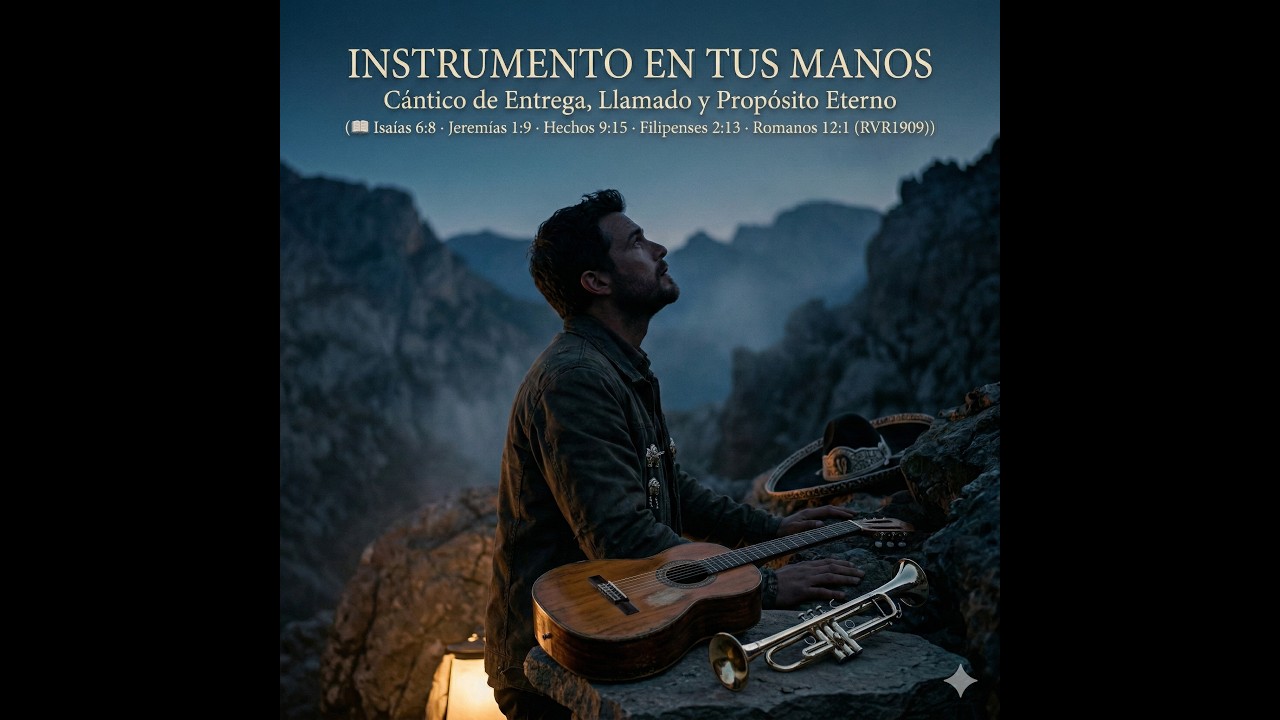 🎵 INSTRUMENTO EN TUS MANOSCántico de Entrega, Llamado y Propósito Eterno