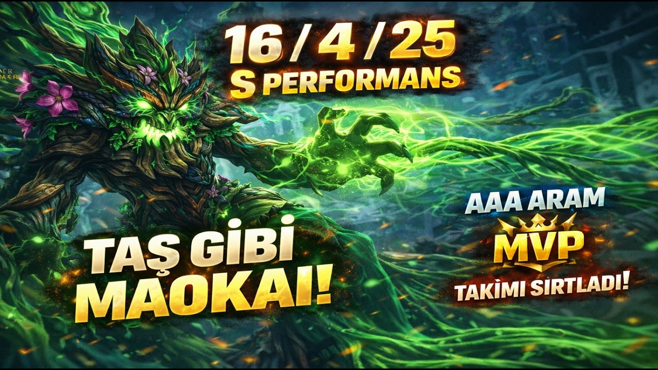 😈Tek Yiyenler Kulübü! Full Ap Maokai Tekrar Meta'da! #maokai  #wildrift  #lol