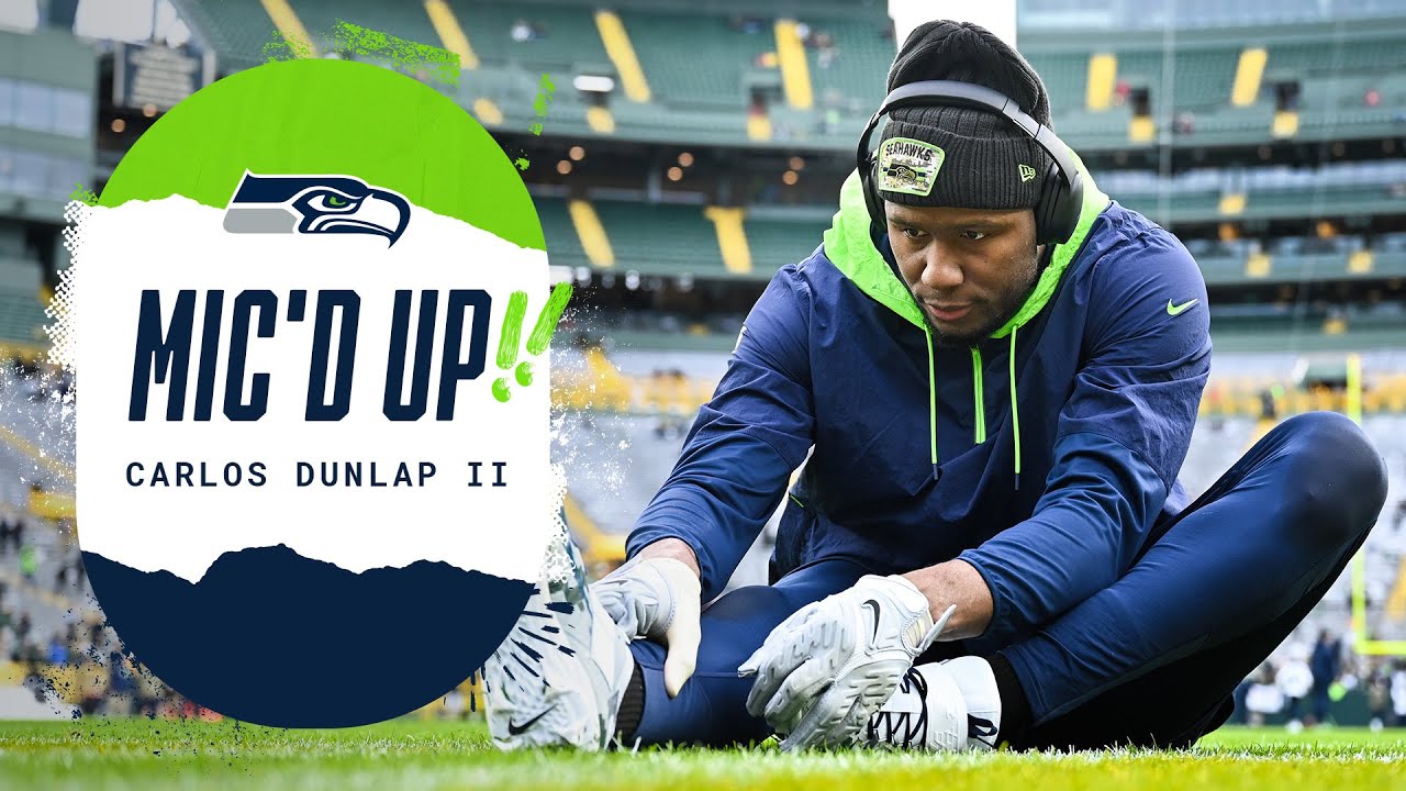 Carlos Dunlap II Mic'd Up vs Packers | Seahawks Saturday Night