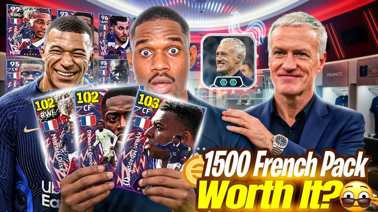 Prof BOF Reviews THE AMAZING FRANCE 26 Pack-MBAPPE, DEMBELE, OLISE, CHERKI ALL IN 1 PACK😱