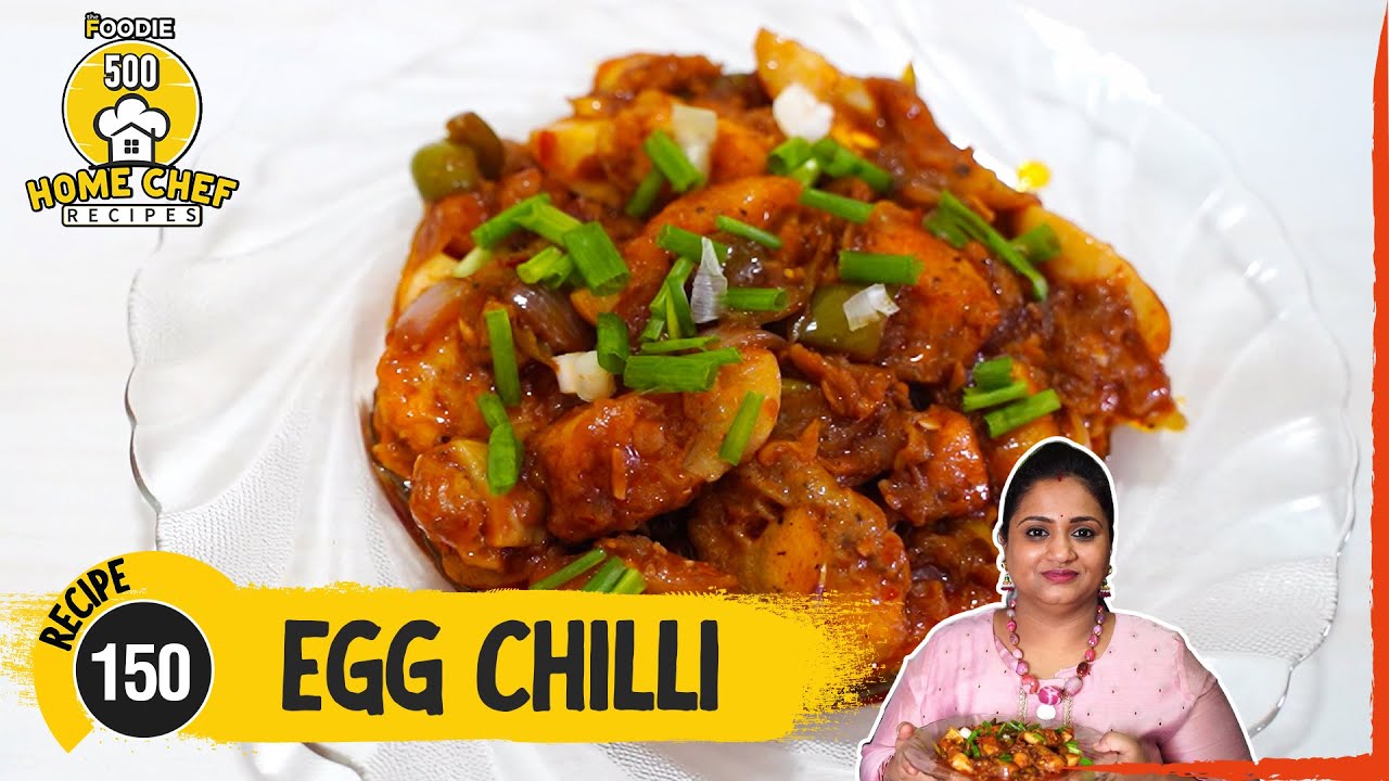 Egg Chilli Recipe | How To Make Egg Chilli | Egg Starter Recipe | Home Chef Recipe