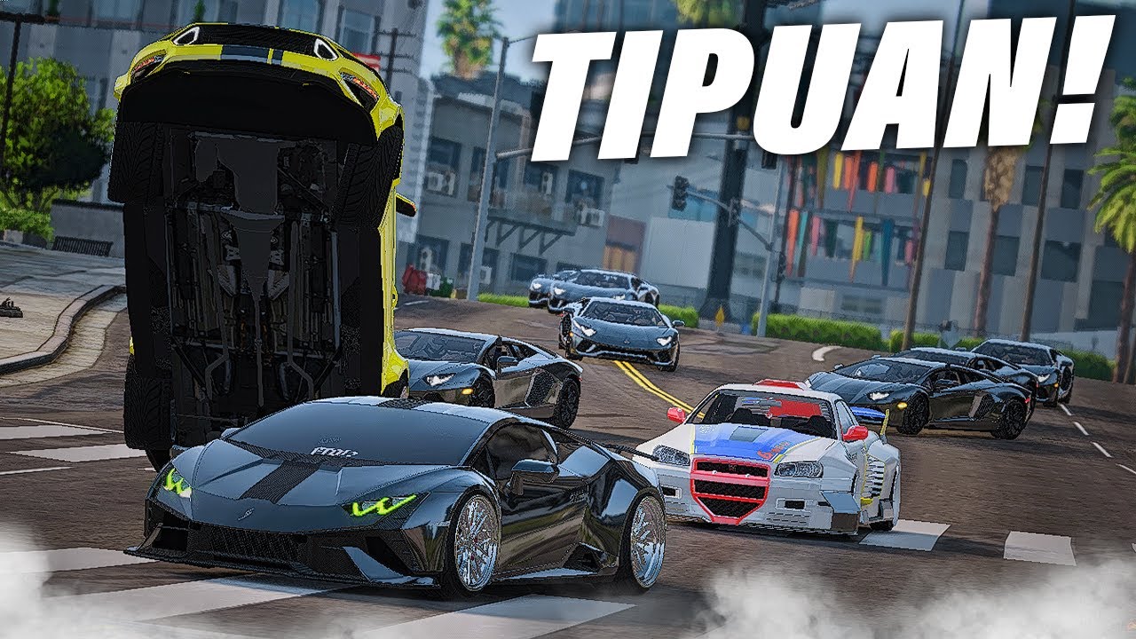 MAKIN GANAS ALIONG KEMBALI DENGAN PASUKANNYA DAN MEMBABI BUTA PAKAI GUNDAM JARWO! - GTA V ROLEPLAY
