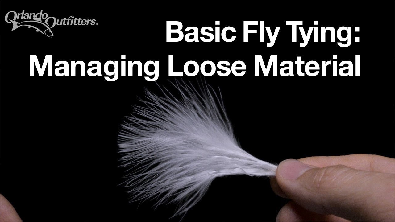 Basic Fly Tying: How to Manage Marabou and other Loose Materials