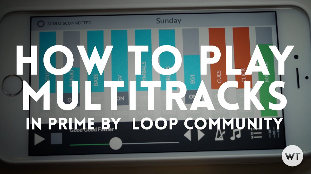 How to play Multitracks in Prime by Loop Community (walk through)