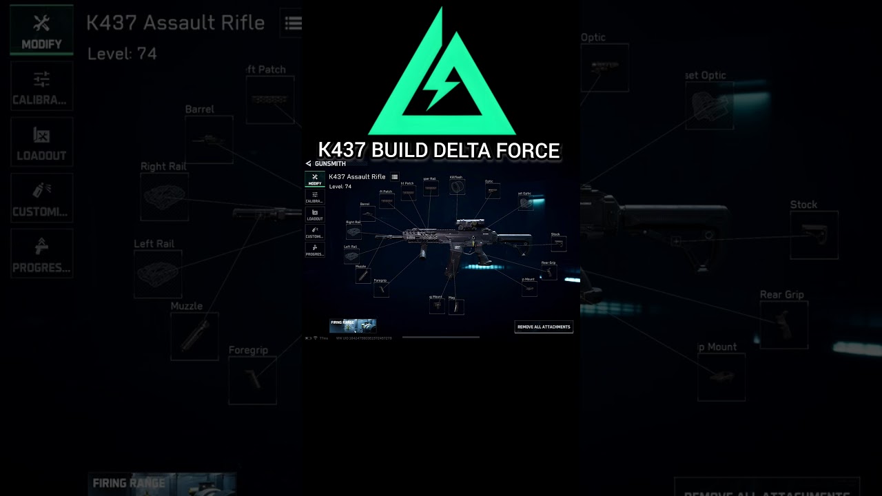 K437 Delta force build | How To Import Loadout Code | Delta force