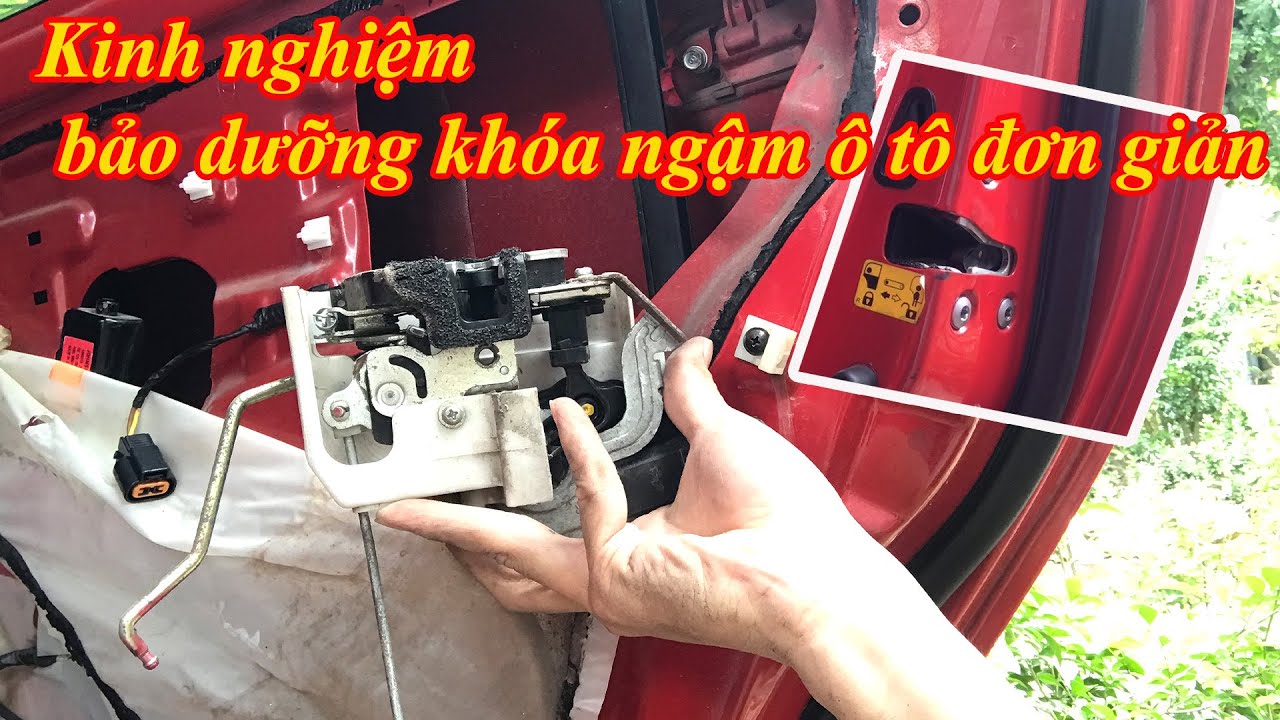 Bảo dưỡng khóa ngậm ô tô