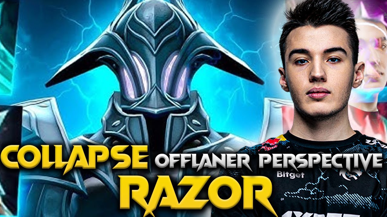 New patch 7.37b - Collapse Razor The Offlane  - Dota 2 Pro Gameplay #razor #collapse