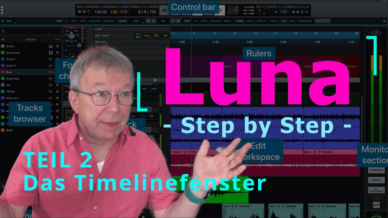 Luna  - Step by Step - Teil 2 - Das Timelinefenster