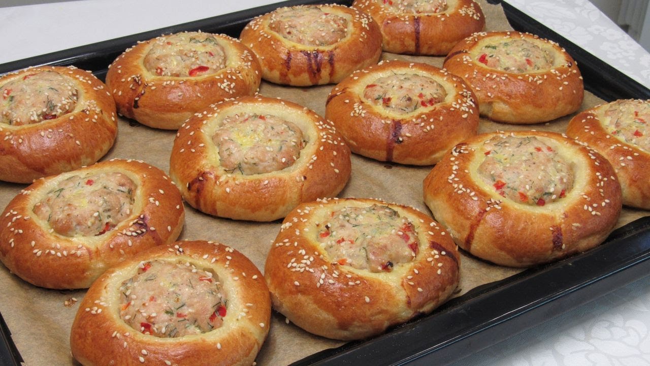 Пеку каждую неделю! ВАТРУШКИ с МЯСОМ это ТАК ВКУСНО и продукты самые простые!