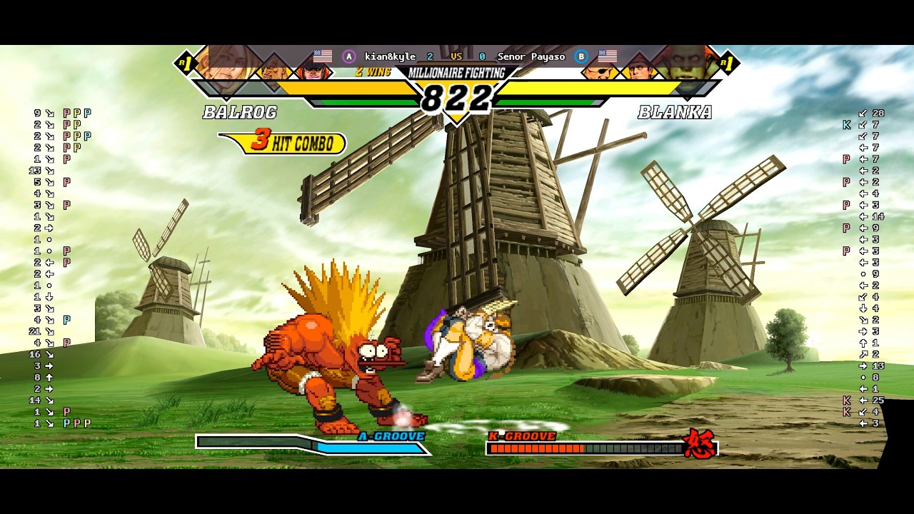 Capcom Vs. SNK 2 - 🇺🇸 kian&kyle(A) vs 🇺🇸 Senor Payaso(B) | Fightcade (2026-03-15 07:17 UTC)