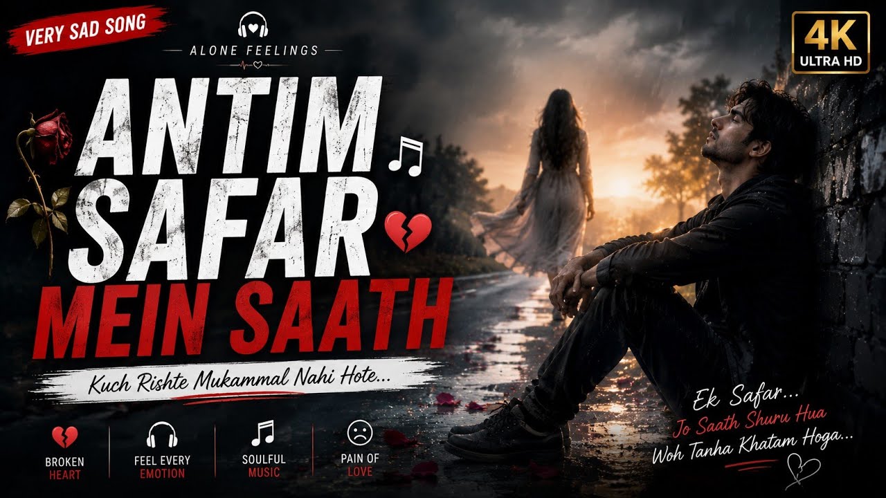 ANTIM SAFAR MEIN SAATH 🎧🎶🤍 #newsong #sunoai #suhanasafar #trending #viralsong #100kview #1million 