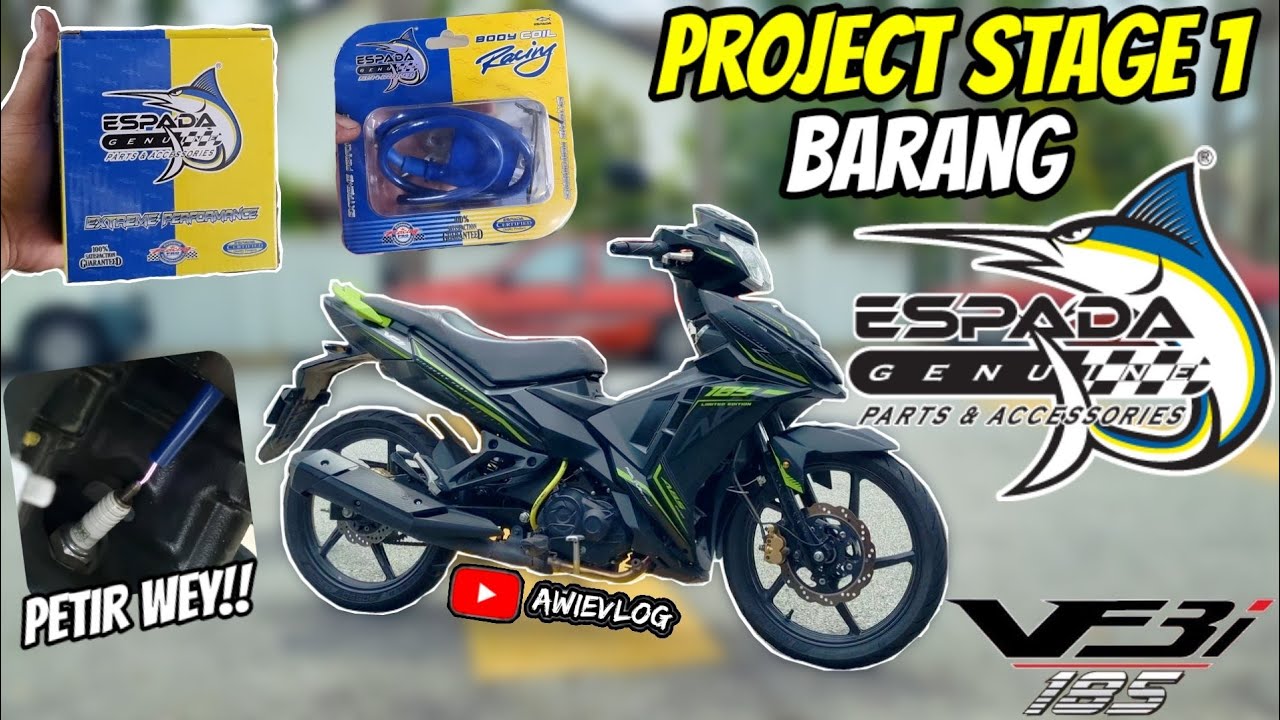 VF3i Project Stage 1 Barang Espada 🔥 | Pasang Coil Plug,Air Filter Racing