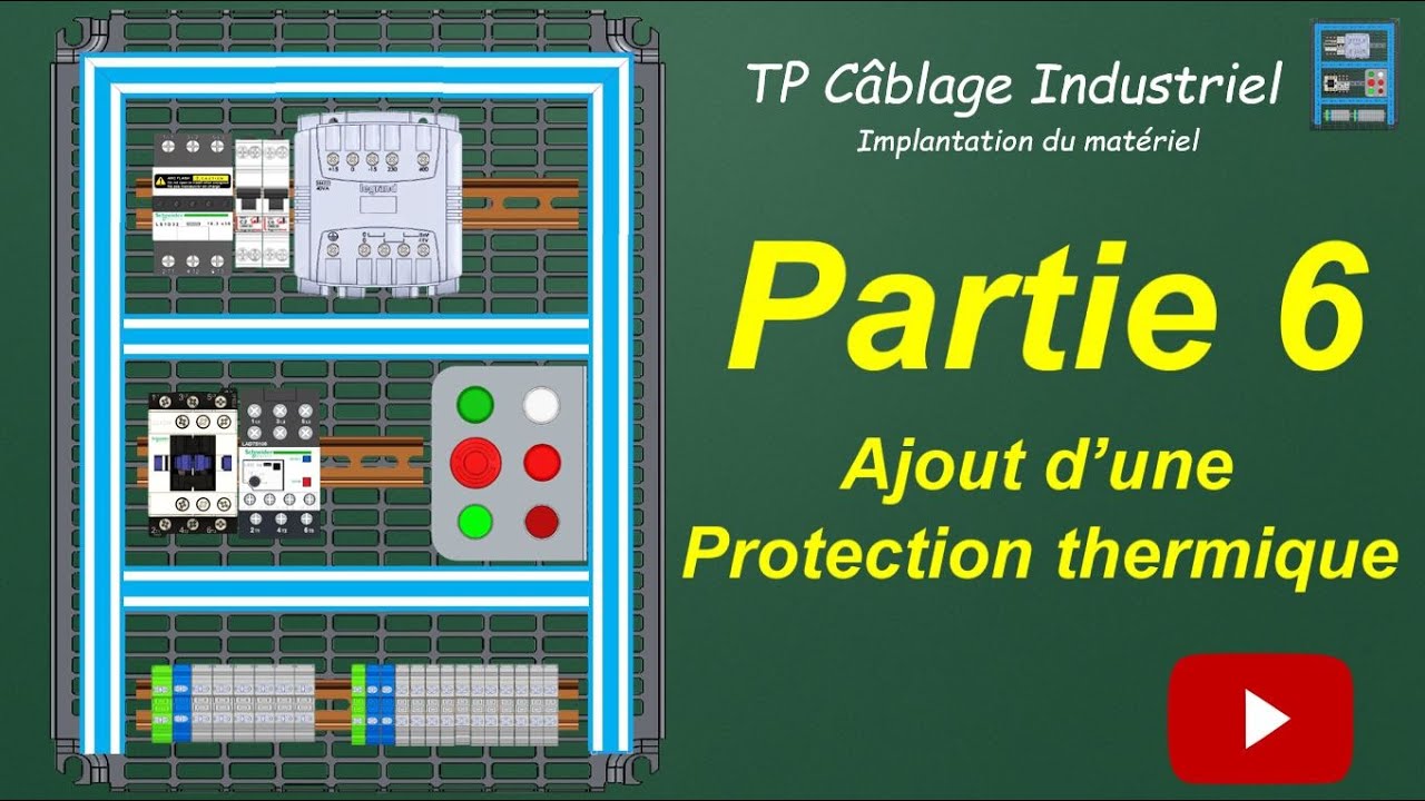 TP1 - Câblage - Partie 6 - Ajout d'un relais thermique