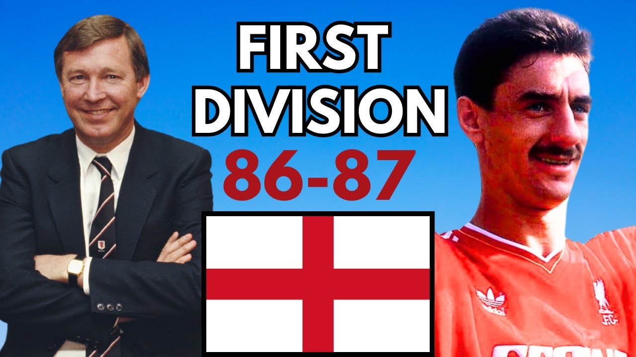 FIRST DIVISION 1986-87 | Alex Ferguson, Vinnie Jones e muito mais! | CAMPEONATO INGLÊS