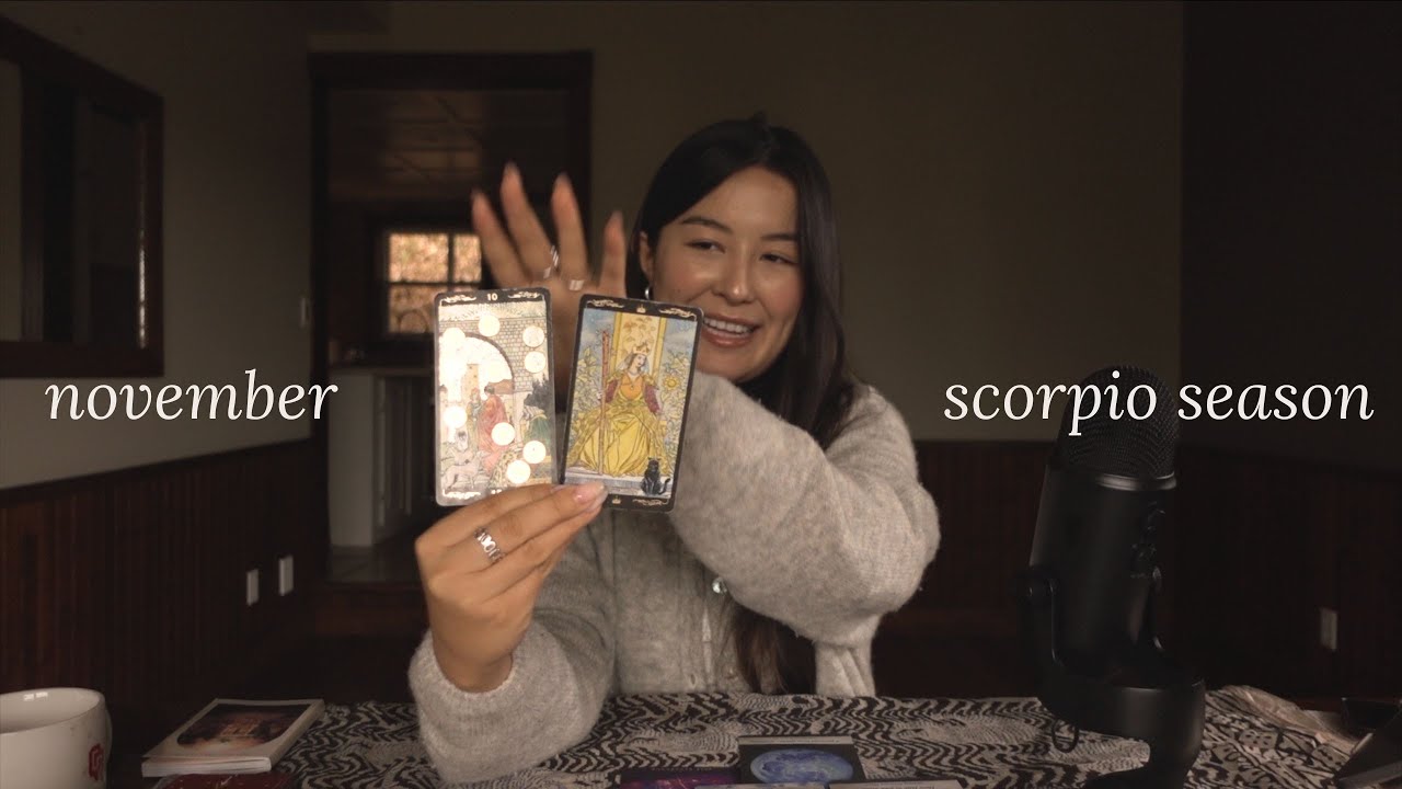 asmr tarot 🌀 collective reading for november & scorpio season (timeless energy prediction)