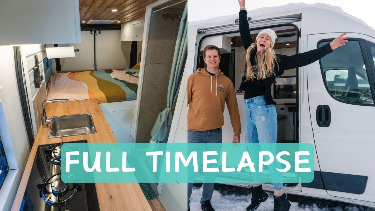 COUPLE TRANSFORMS PAINTERS Peugeot Boxer L3H2 into DREAM CAMPER: START TO FINISH