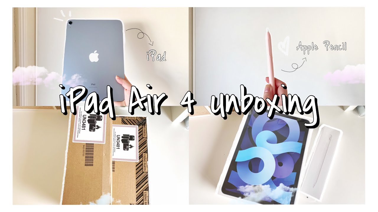   iPad air 4 unboxing 2020 + Accessories💙