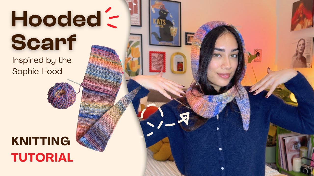 Make With Me: Hooded Scarf Progress & Tutorial (inspired by the Sophie Hood)