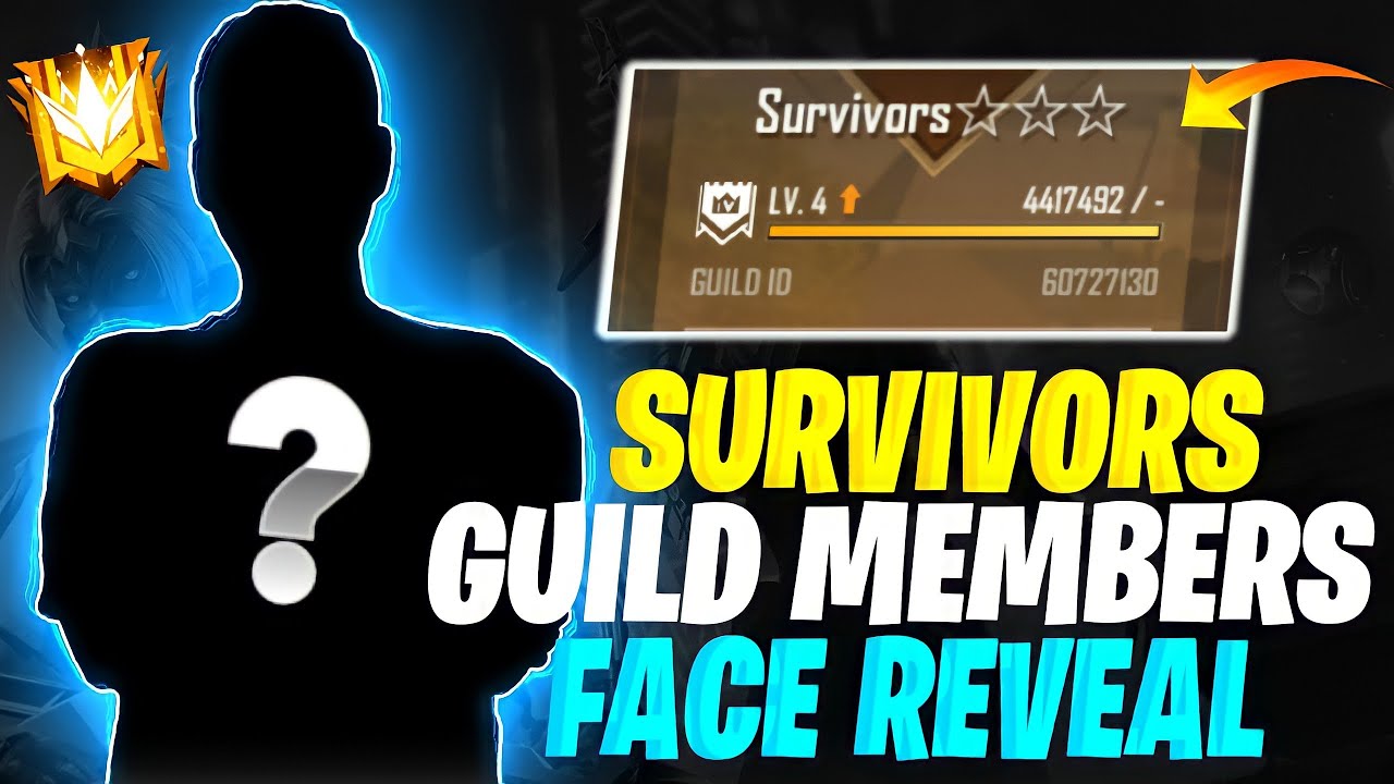 Survivors Guild Members Face Reveal 🌝 || SRV SMARTY