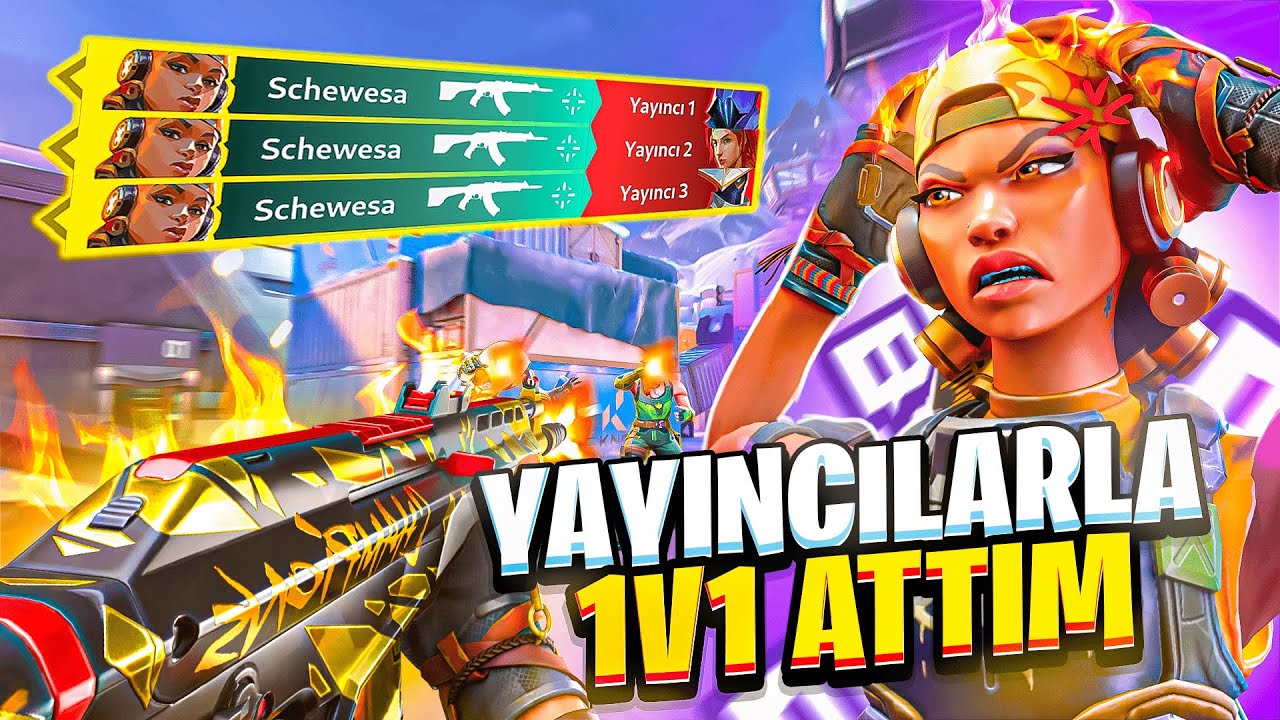 Valorant YAYINCILARIYLA Ödüllü 1v1 Attım.